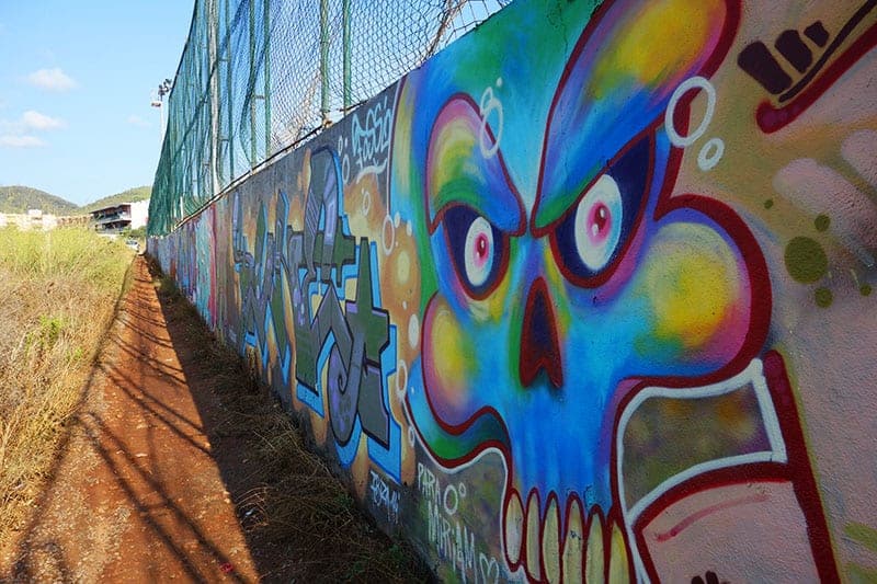 Onze Graffiti-tour over het eiland