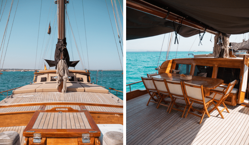 La goletta boot huren ibiza